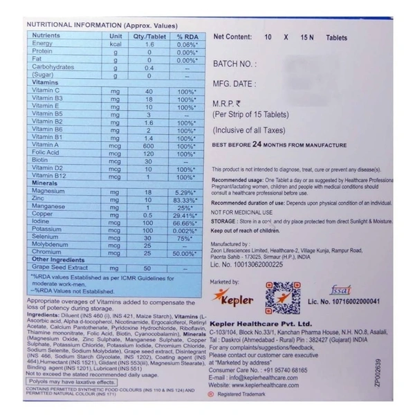 Rx MOKTEL-1X15 TABLETS - 1X15 TABLETS