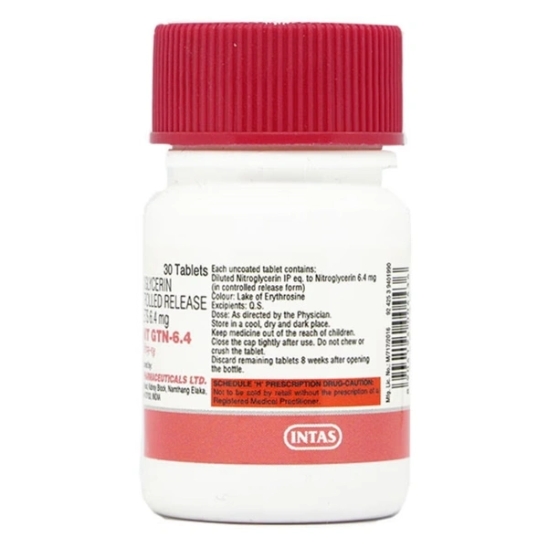 Rx MONIT GTN 6.4 - 30'S TABLETS - 30'S TABLETS