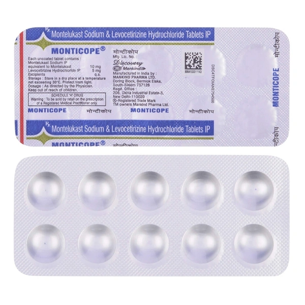 Rx MONTICOPE -1X10 TABLETS - 1X10 TABLETS