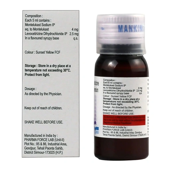 Rx MONTICOPE SYRUP - 60ML - 60ML