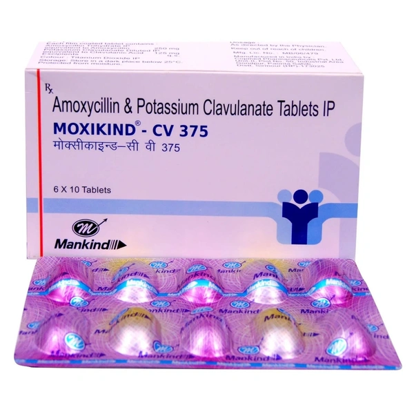 Rx MOXIKIND CV 375 - 1X10 TABLETS - 1X10 TABLETS