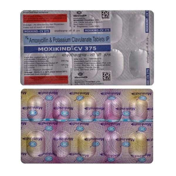 Rx MOXIKIND CV 375 - 1X10 TABLETS - 1X10 TABLETS