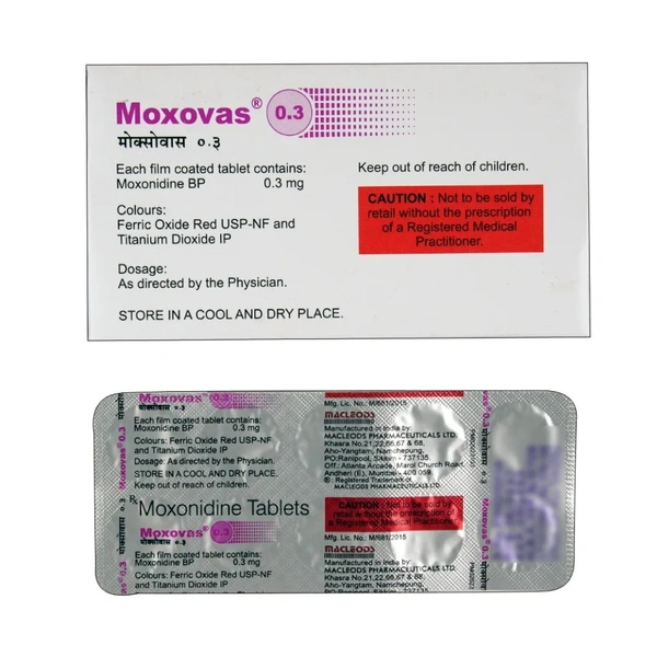 Rx MOXOVAS 0.3 -1X10 TABLETS - 1X10 TABLETS