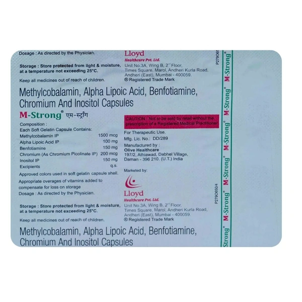 Rx M-STRONG-1X15 CAPSULES - 1X15 CAPSULES