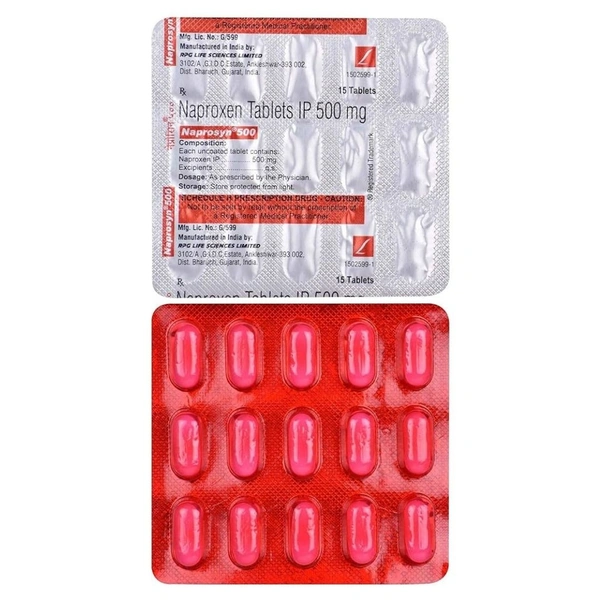 RX NAPROSYN 500+ - 1X15 TABLETS - 1X15 TABLETS
