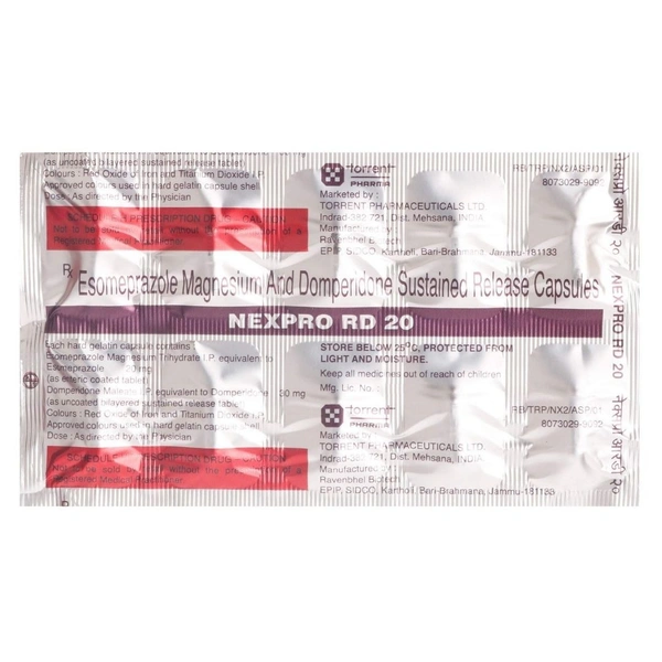 Rx NEXPRO RD 20-1X10 CAPSULES - 1X10 CAPSULES