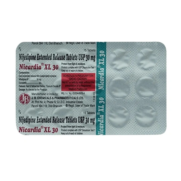 Rx NICARDIA XL 30 - 1X15 TABLETS - 1X15 TABLETS