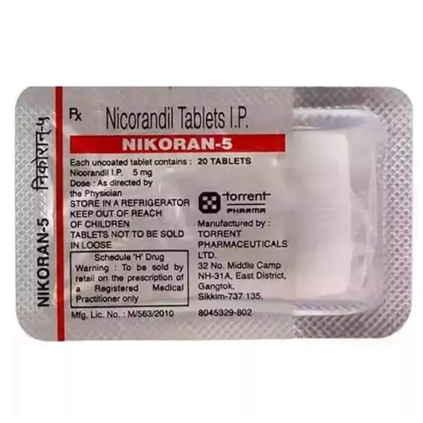 Rx NIKORAN 5MG - 20 TABLETS - 20 TABLETS