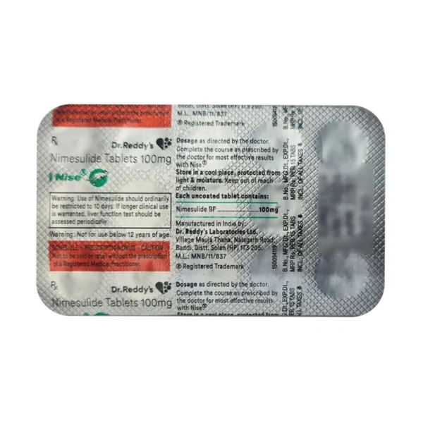 Rx NISE - 1X15 TABLETS - 1X15 TABLETS