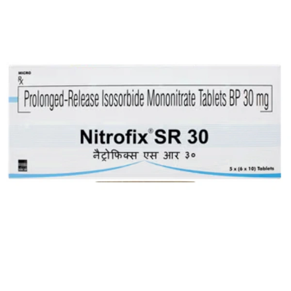 RX NITROFIX SR 30 - 1X10 TABLETS - 1X10 TABLETS