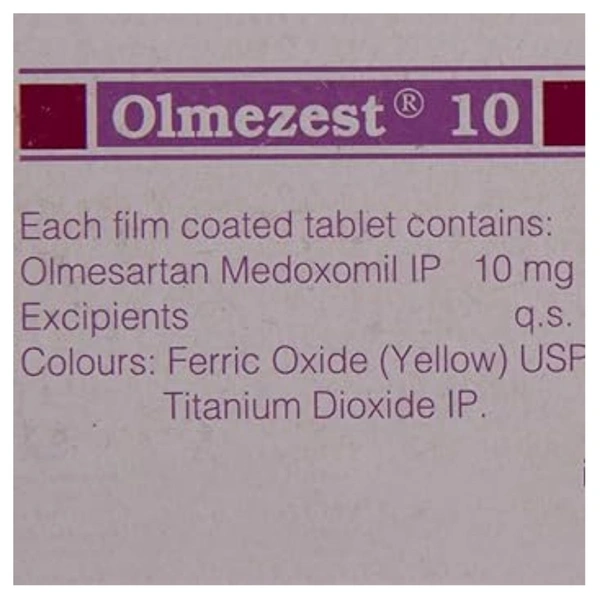 Rx OLMEZEST 10 -1X10 TABLETS - 1X10 TABLETS