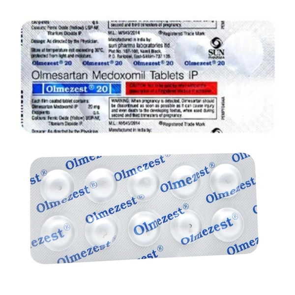 Rx OLMEZEST 20 -1X10 TABLETS - 1X10 TABLETS