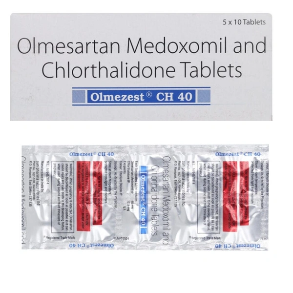 Rx OLMEZEST CH 40- 1X10 TABLETS  - 1X10 TABLETS