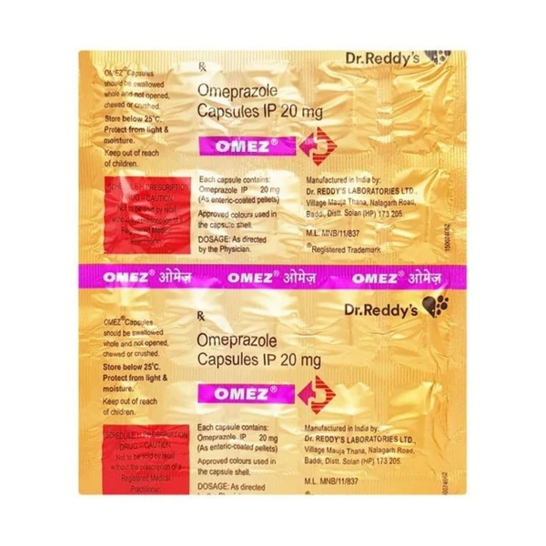 Rx OMEZ - 1X15 CAPSULES - 1X15 CAPSULES