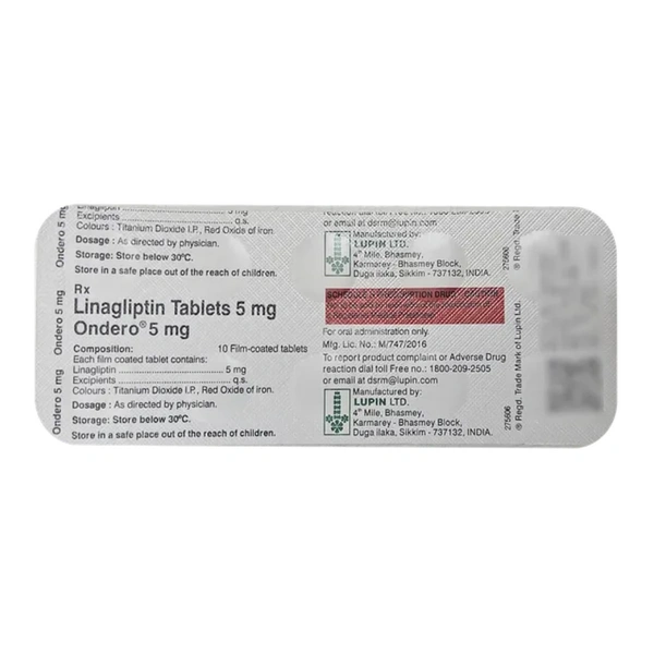 RX ONDERO 5 -1X10 TABLETS - 1X10 TABLETS