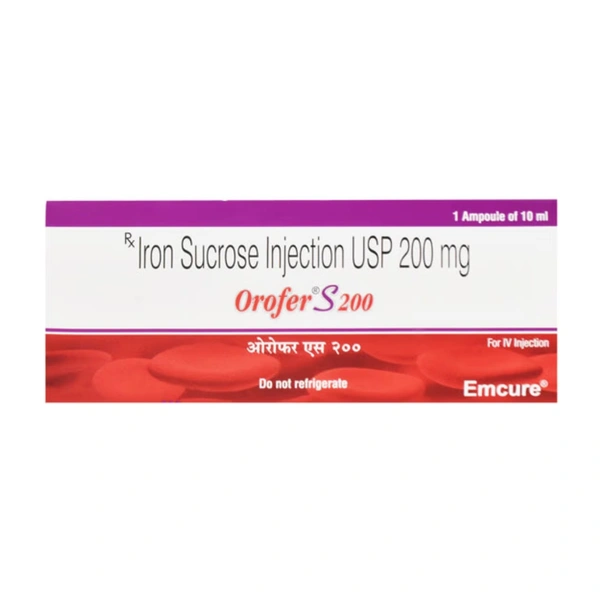 Rx OROFER S 200 INJECTION - 10ML - 10ML