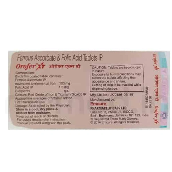 Rx OROFER XT - 1X15 TABLETS - 1X15 TABLETS