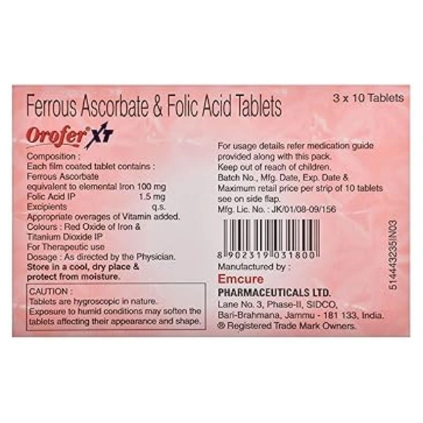 Rx OROFER XT - 1X15 TABLETS - 1X15 TABLETS