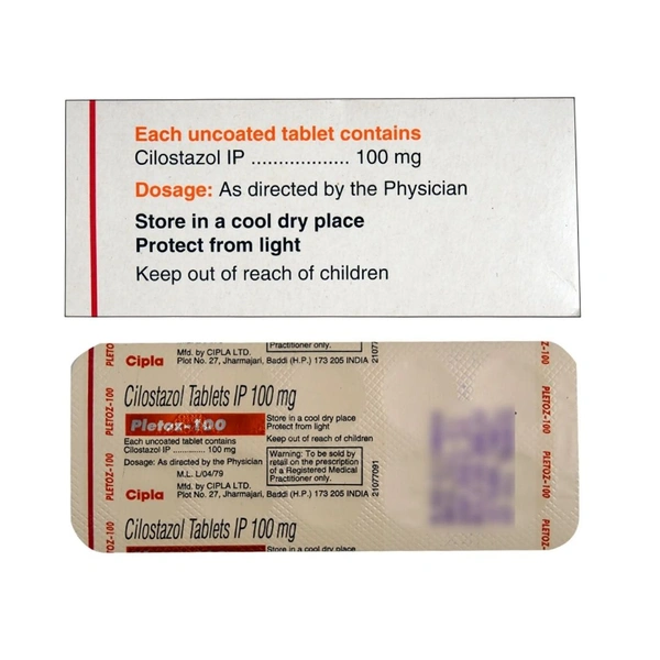 Rx PLETOZ 100 - 1X10 TABLETS - 1X10 TABLETS