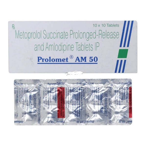 Rx PROLOMET AM 50 - 1X10 TABLETS - 1X10 TABLETS