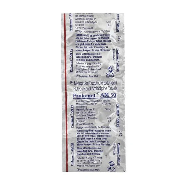 Rx PROLOMET AM 50 - 1X10 TABLETS - 1X10 TABLETS