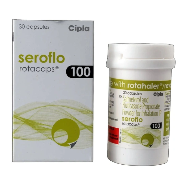 Rx SEROFLO 100 ROTACAPS - 30 CAPSULES - 30 CAPSULES