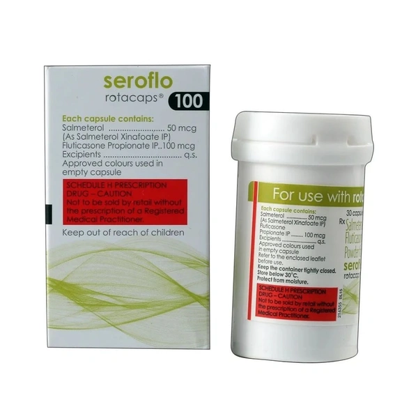Rx SEROFLO 100 ROTACAPS - 30 CAPSULES - 30 CAPSULES