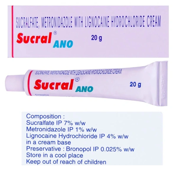 Rx SUCRAL ANO CREAM 20GMS - 20GMS