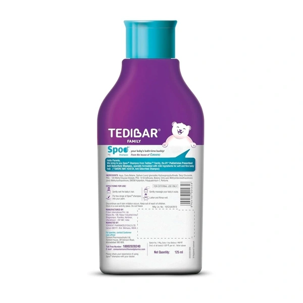 Rx TEDIBAR SPOO SHAMPOO-125ML - 125ML