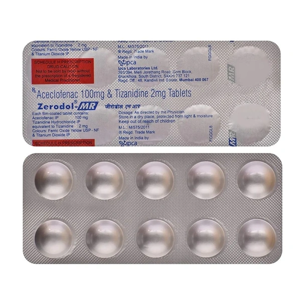 Rx ZERODOL MR-1X10 - 1X10