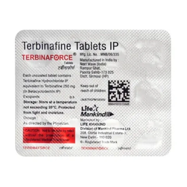 RX TERBINAFORCE -1X7 - 1X7