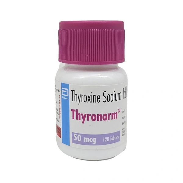 Rx THYRONORM 50MCG-120 TABLETS - 120 TABLETS