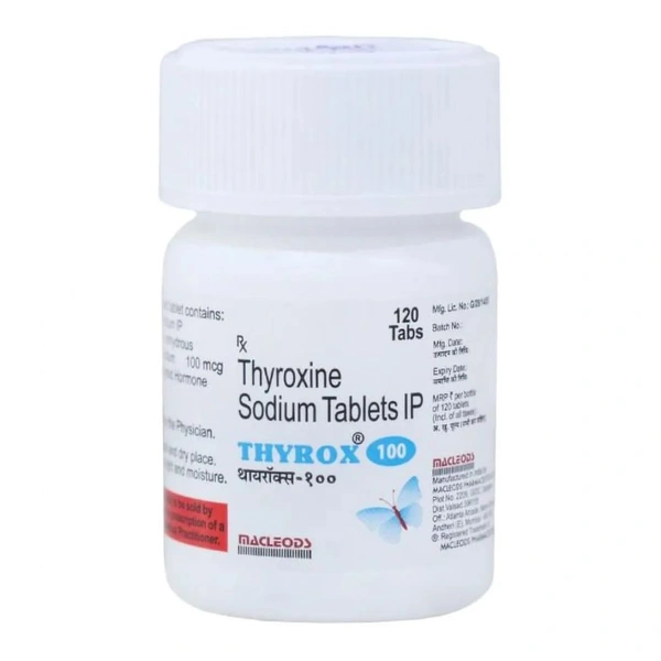 Rx THYROX 100 MCG - 120 TABLETS - 120 TABLETS