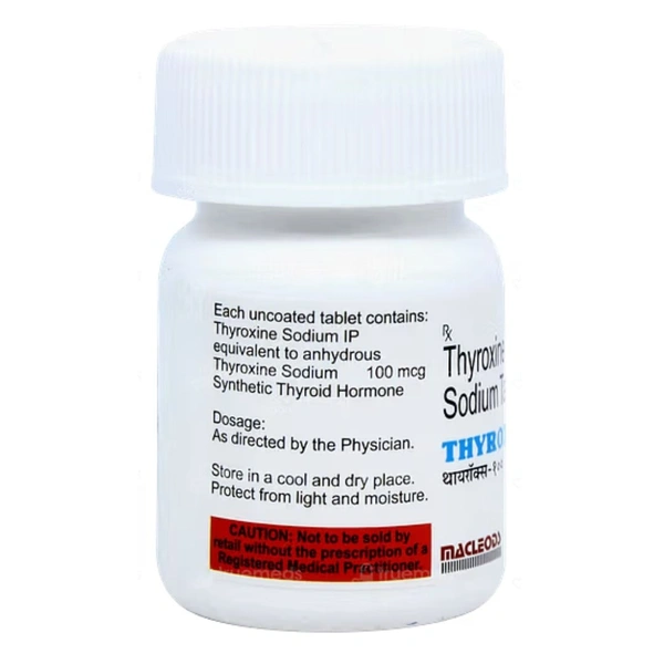 Rx THYROX 100 MCG - 120 TABLETS - 120 TABLETS