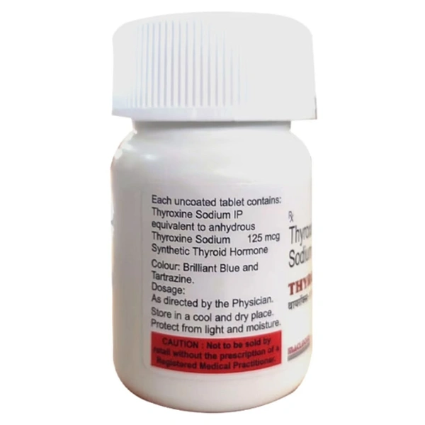 Rx THYROX 125 MCG - 120 TABLETS - 120 TABLETS