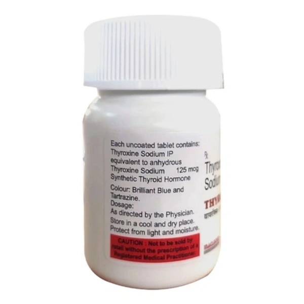 Rx THYROX 125MCG-120 TABLETS - 120 TABLETS