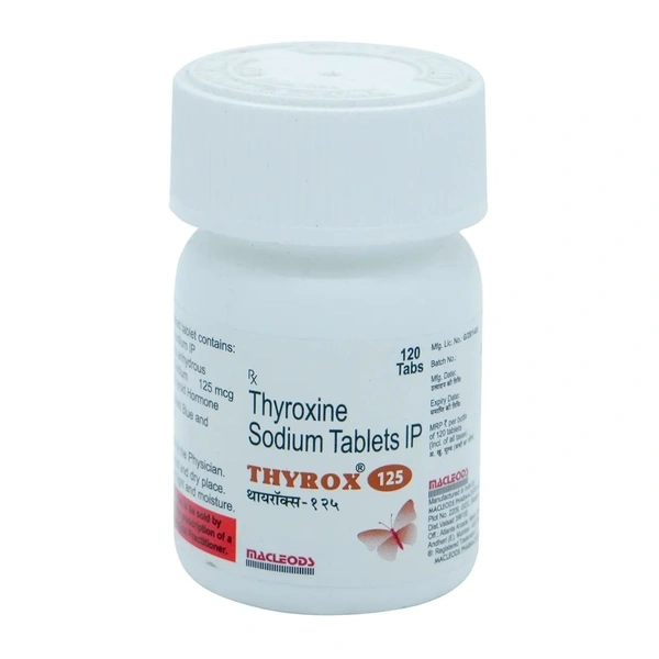 Rx THYROX 125 MCG - 120 TABLETS - 120 TABLETS