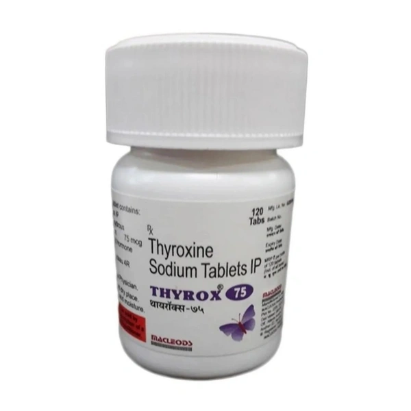 Rx THYROX 75-120 TABLETS - 120 TABLETS