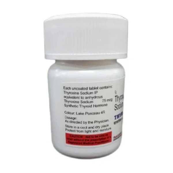 Rx THYROX 75-120 TABLETS - 120 TABLETS