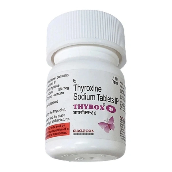 Rx THYROX 88-120 TABLETS - 120 TABLETS