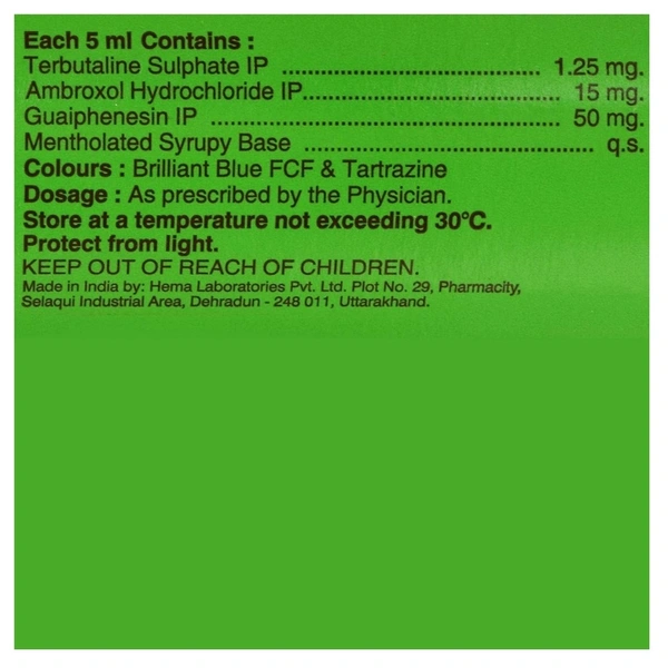 Rx TUSQ X PLUS SYRUP-100ML (SUGAR FREE) - 100ML