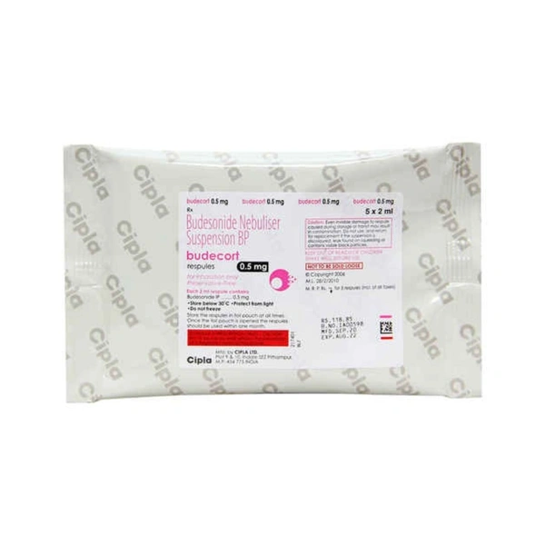 Rx BUDECORT 0.5 RESPULES - 1X15-2ML - 1X15-2ML