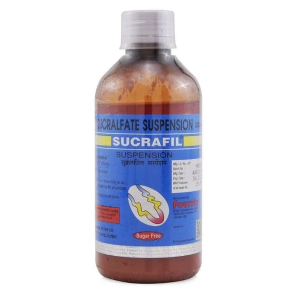rX SUCRAFIL SYRUP SUGAR FREE-200ML - 200ML