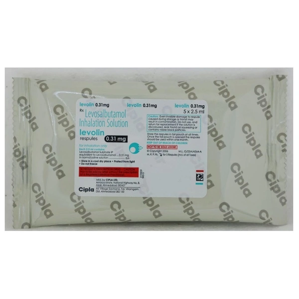 Rx LEVOLIN 0.31MG-1X5-2.5ML - 1X5-2.5ML