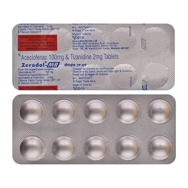 Rx ZERODOL MR - 1X10 TABLETS - 1X10 TABLETS
