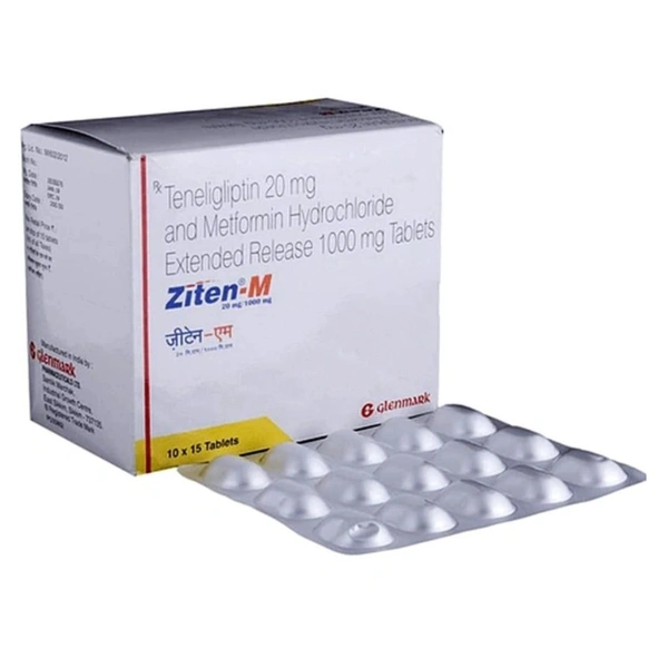RX ZITEN M (20/500) - 1X15 TABLETS - 1X15 TABLETS