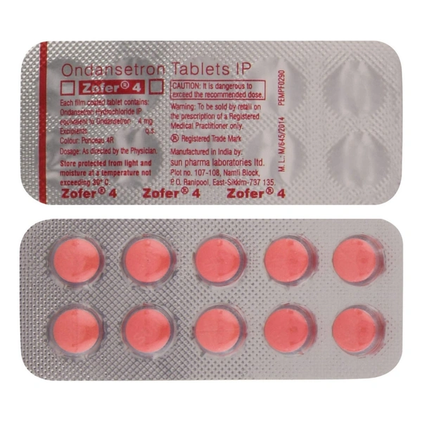 Rx ZOFER 4 - 1X10 TABLETS - 1X10 TABLETS