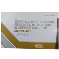 Rx ZORYL M1 - 1X20 TABLETS - 1X20 TABLETS
