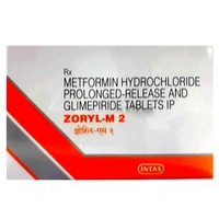 Rx ZORYL M2 - 1X20 TABLETS - 1X20
