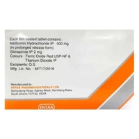 Rx ZORYL M2 - 1X20 TABLETS - 1X20